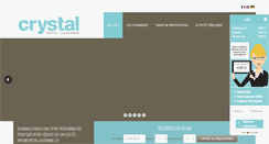 Desktop Screenshot of crystal-lausanne.ch